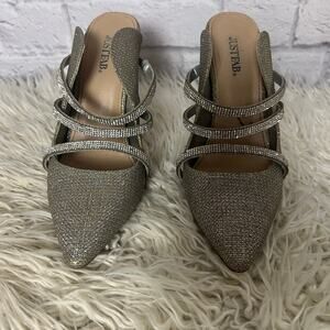 Just Fab Rhinestone Heels